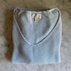 Lucky brand powder blue soft sweater